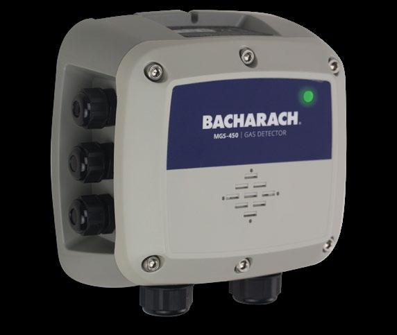 Koudemiddelgasdetector voor machinekamers, koelruimten en vriezers