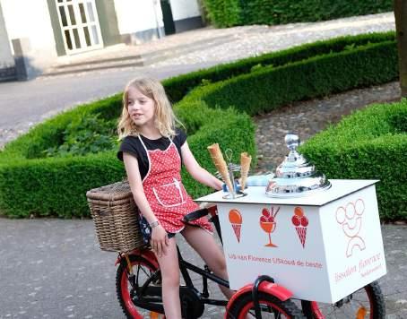 p 6,00 vier bij ons jouw kinderfeestje en schep en versier met jouw vriendjes je eigen ijscoupe!