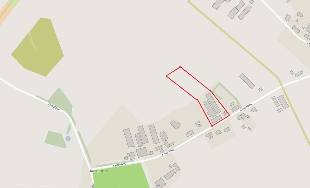 Figuur 5. Plangebied (rood omlijnd) ten opzichte van NNN (bron: kaartbank.brabant.