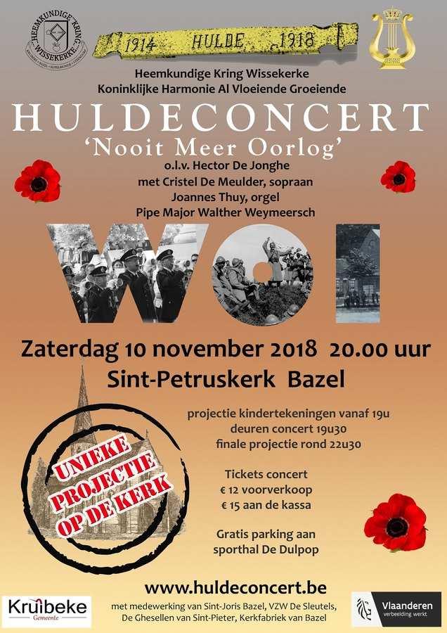 6 Zaterdag 10 november - Huldeconcert Dit grootse gebeuren is geen organisatie van onze KWB-afdeling, maar het belooft een groots, mooi evenement te worden waaraan best wel wat van onze KWBleden mee