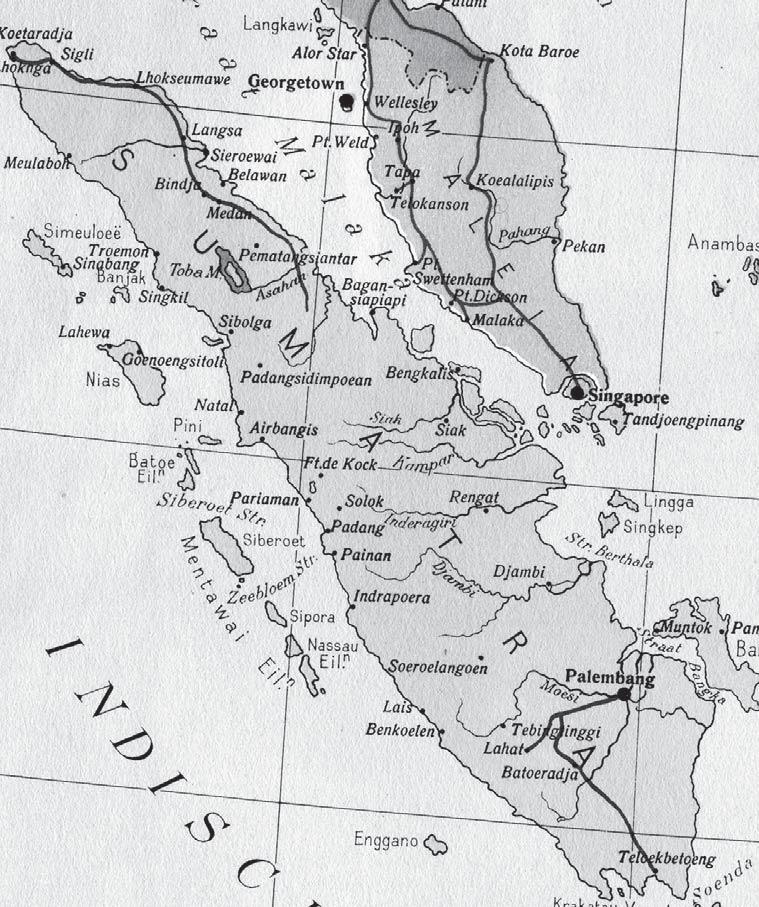 Alle Nederlanders van de Westkust van Sumatra wiere gevange genomme en in n kamp gezet in Bangkinan driehonderd kilomèter verderop. Amper te èète han ze en ketak meej wie dan ok war d r nie bij.