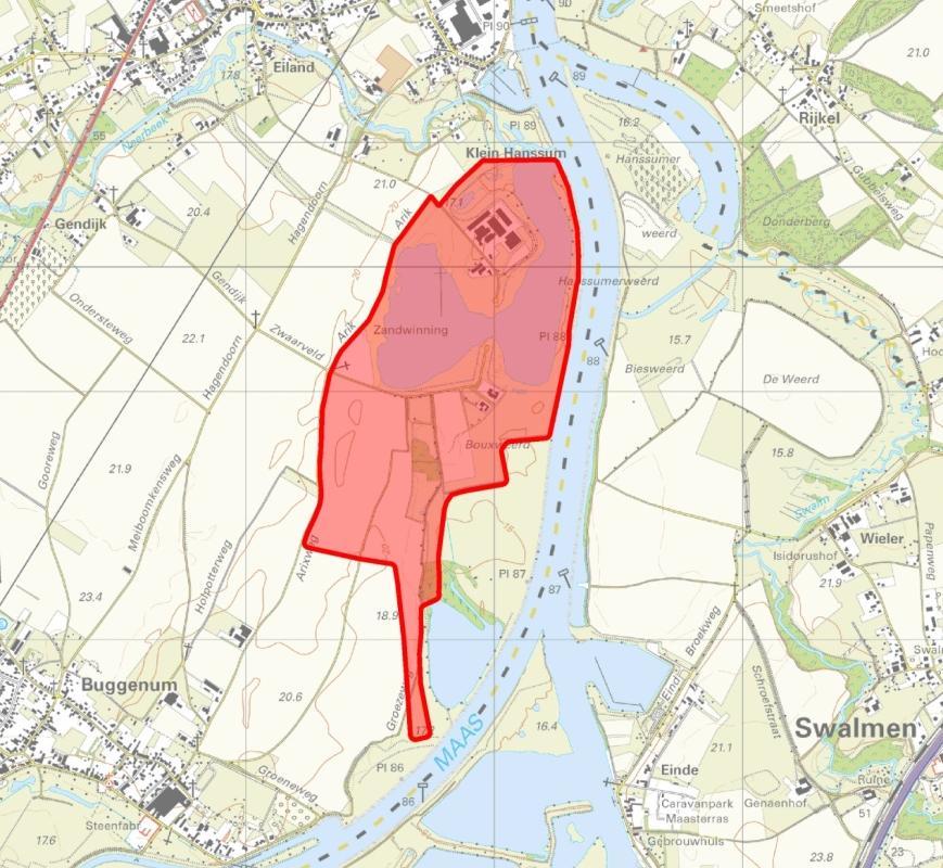 Vanuit dit project wordt voor een belangrijk deel voorzien in de behoefte aan bouwgrondstoffen (zand en grind) in de regio Noorden Midden-Limburg.