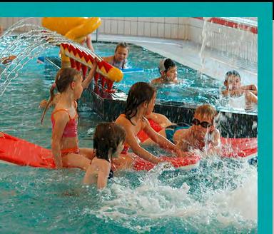 de hele zomervakantie kan je natuurlijk ook een bezoekje brengen aan het zwembad van Zaventem waar je naar hartenlust kan plonsen en spelen in het frisse
