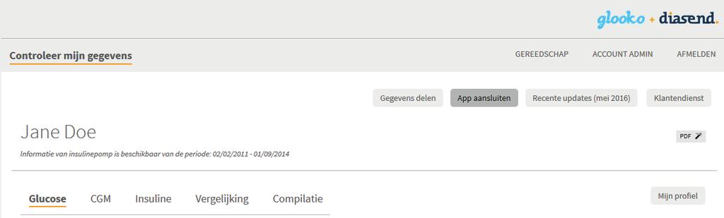 Web applicatie 1 Log in bij uw