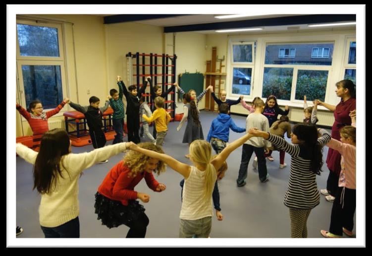 DANSEN IS PLEZIER Met kinderen uit groep 6,7 en 8 kan er volop gedanst worden! In Kranenburgh wordt de hele wereld over gedanst!