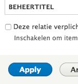 Relatie toevoegen Vanwege het feit dat we eerder een referentie naar inhoud hebben gelegd kunnen we nu deze relatie gaan toevoegen op ons overzicht.