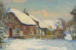 Soonius (1883-1956) Boerderij in winterlandschap