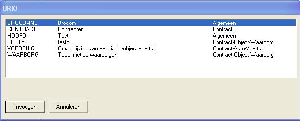 De paragraaf wordt in de brief geplaatst: Include_Brocom_ Klik op de knop Opslaan in