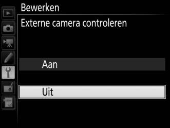 Hoofd/extern Selecteer Hoofdcamera om de huidige camera als de hoofdcamera te benoemen.