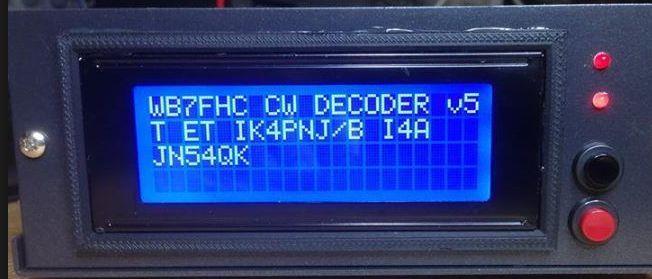 HET 3 E PROJECT : CW DECODER CW decoder