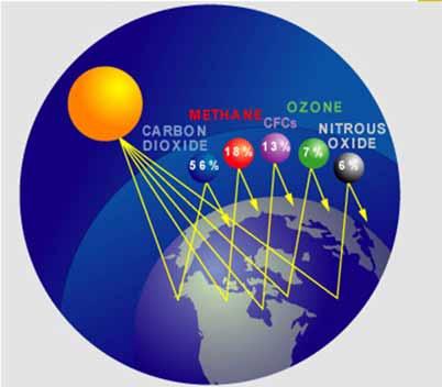 Broeikaseffect (Global warming) CO 2 belangrijkste broeikasgas Atmosferische emissies