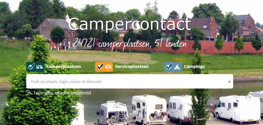 Verwijzing en aanduiding van een camperlocatie Naast vermelding in diverse boekwerken, websites, navigatiesystemen en brochures kan een camperlocatie ook op stadsplattegronden vermeld worden.