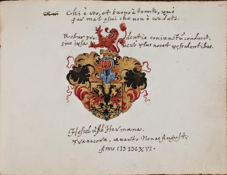 P 86 fol 108r Hesselius ab Hermana (ca 1561-1624), Franeker