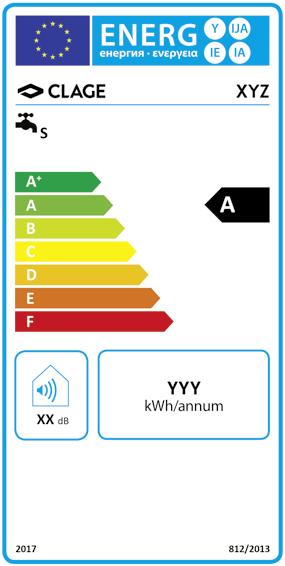 water meer bijmengen Bespaart op bedrijfskosten door vermijden van warmteverlies van opgeslagen water Bespaart ruimte Geen ruimte nodig voor tanks De nieuwe energielabels voor warmwatervoorzieningen