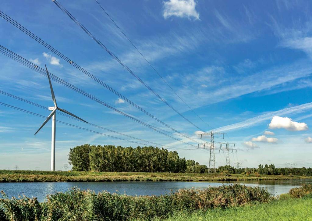 2 21 Net op land Het Nederlandse 38 kv-net is de ruggengraat van het Nederlandse hoogspanningsnet en zorgt voor het transport van grootschalig opgewekt vermogen door heel Nederland én van en naar het