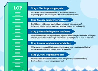 VRAGEN EN TIPS PER STAP 5 flip-overs 5 groepen Voor elke stap in het loopbaangesprek één groep 10 minuten OPDRACHT