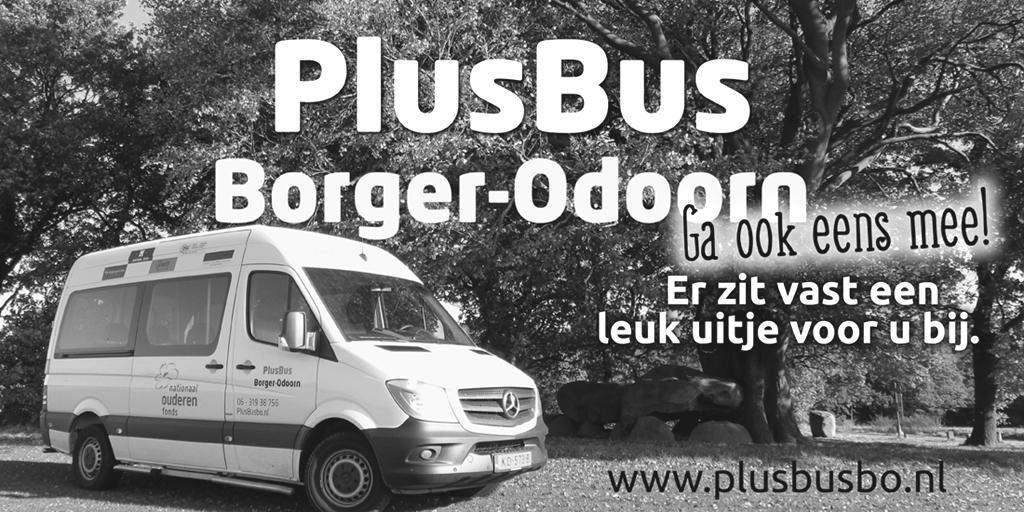 Borger, 15 oktober 2018 Geachte heer/mevrouw, Hierbij het programma van de PlusBus Borger-Odoorn voor november en december 2018.