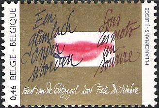 3498 - Feest van de Postzegel: Schrijfplezier Uitgiftedatum: 18/03/ Philanews Nr.