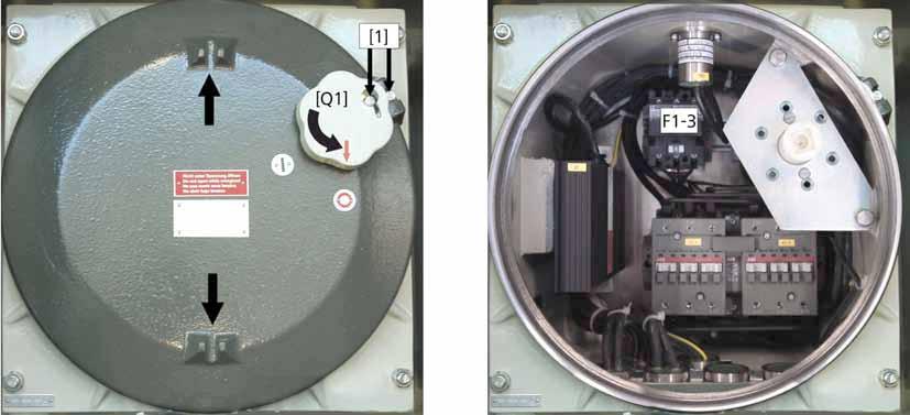 Verhelpen van storingen F1/F2 Primaire zekeringen printplaat netvoeding G-zekering F1/F2 AUMA art.nr. Afmetingen 6,3 x 32 mm Magneetschakelaars 1 A T; 500 V K002.