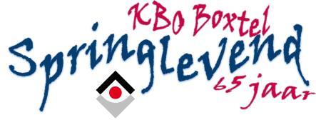 KBO ruim 65 jaar Springlevend KBO-Boxtel is in maart 2017 begonnen met de festiviteiten rondom het 65-jarig bestaan.