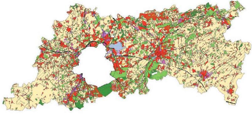 Niveau van de provincie Het provinciaal ruimtelijk structuurplan Vlaams-Brabant bouwt hierop verder met o.a. aandacht voor nieuwe woontypologieën en het versterken van de relatie met de open ruimte.