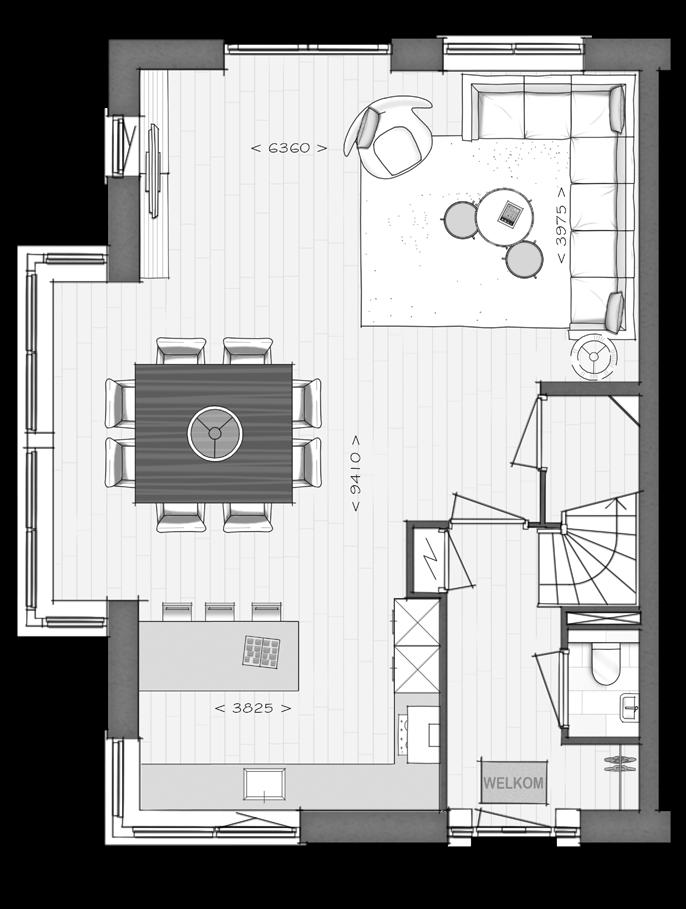 Je kunt je vast voorstellen dat hier een hele sfeervolle kamer achter schuil gaat. We tonen je de plattegronden van bouwnummer 86.