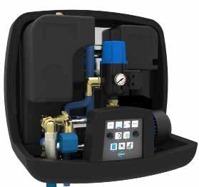 De IRM -3 & 5 Watermanager beschikt over een zelfaanzuigende centrifugaalpomp (RC-3 of RC-5) voorzien van automatische drukbesturing.