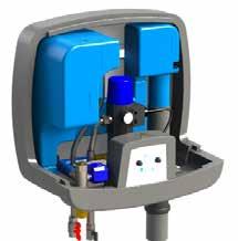 inhoud 7 liter De Watermanager wordt geleverd met een drukdompelpomp (combipress 5-30 of combipers 5-60) met 2 aansluitingen aan de aanzuigzijde.