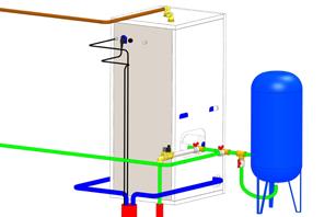 De sproeier spuit het filteroppervlak op vrij instelbare tijden schoon. Waterslot 1 incl. detectiepunt Sluit de drinkwatertoevoer bij een overloopalarm automatisch om waterverlies te voorkomen.