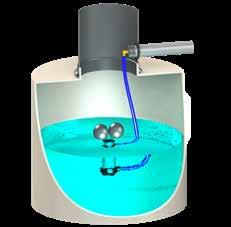 GEP TOEVOERPOMPEN Boosterpompen voor IRM - Watermanagers Een toevoerpomp wordt gebruikt wanneer de afstand tussen de IRM systeembesturing in het gebouw en de positie van de regenwaterput(ten)