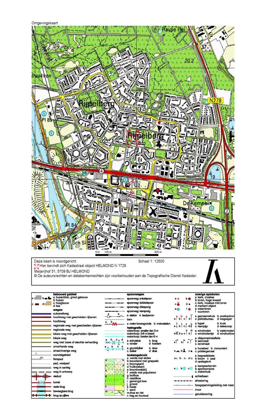 Omgevingskaart Helmond Eindhoven Aarle Rixtel Lieshout