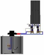 detectiepunt Sluit de drinkwatertoevoer bij een overloopalarm automatisch om waterverlies te voorkomen. Hiermee is het mogelijk om het toestel te monteren zonder het aansluiten van de overloop.