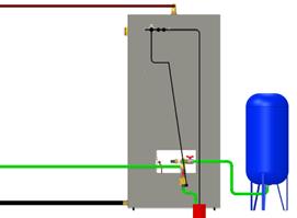 De sproeier spuit het filteroppervlak op vrij instelbare tijden schoon. Waterslot 1 incl. detectiepunt Sluit de drinkwatertoevoer bij een overloopalarm automatisch om waterverlies te voorkomen.