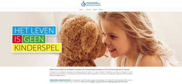 De Belgische Vereniging voor Kindergeneeskunde De Belgische Vereniging voor Kindergeneeskunde