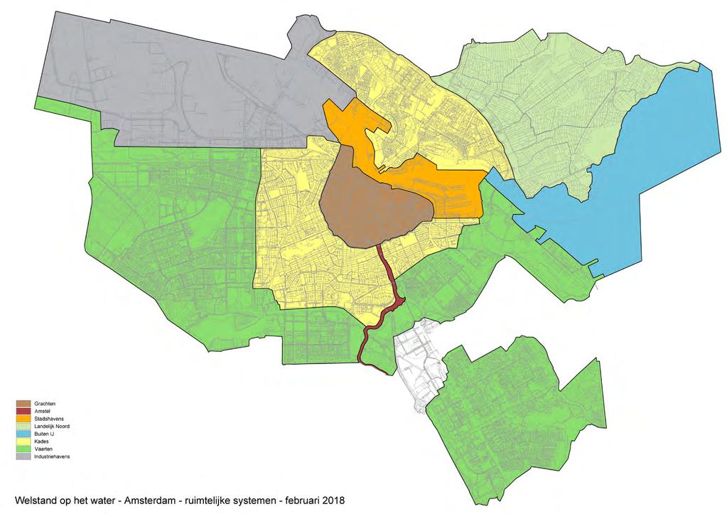 Ruimtelijke systemen Industriehavens Vaarten Kades Grachten Amstel Kades Stadshavens Kades Vaarten