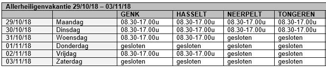 op de evacuatieprocedure.