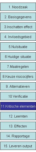 Ad-9) Bepalen Delta alternatievent.o.v. verkeersveiligheidontwikkeling De mate (delta) waarin alternatieven bijdragen tot de verkeersveiligheidsontwikkeling kan nu worden bepaald (zie figuur A.1.14).