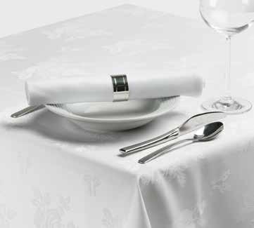 TABLETOP / TAFELLINNEN Tafellinnen met klimopbladmotief Slijtvast en elegant tafellinnen van 100% katoen met stijlvol klimopbladmotief.