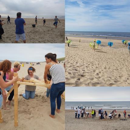 Easy op het strand&duin Expeditie Robinson Expeditie Robinson is een spel waar meerdere teams van maximaal 8 tegen elkaar strijden.