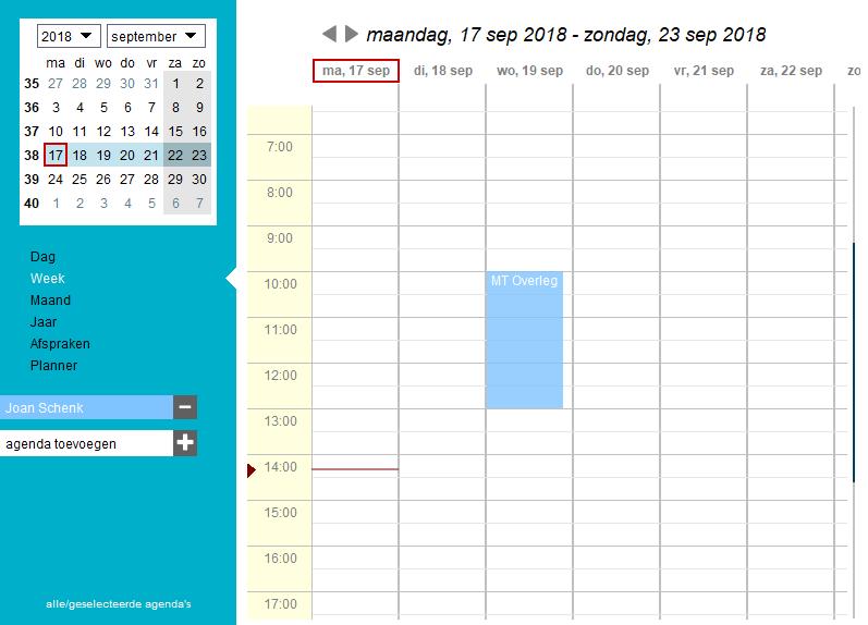 verdere details invoeren van de afspraak en kiezen welke beschikbaarheid je hebt tijdens die afspraak. 2.