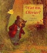 Inhoud: Als beertje Olivier in de herfst een geel blad achterna rent, blijkt hij na een poosje verdwaald te zijn. Prentenboek met tekeningen in warme herfsttinten. Vanaf ca. 3 jaar.