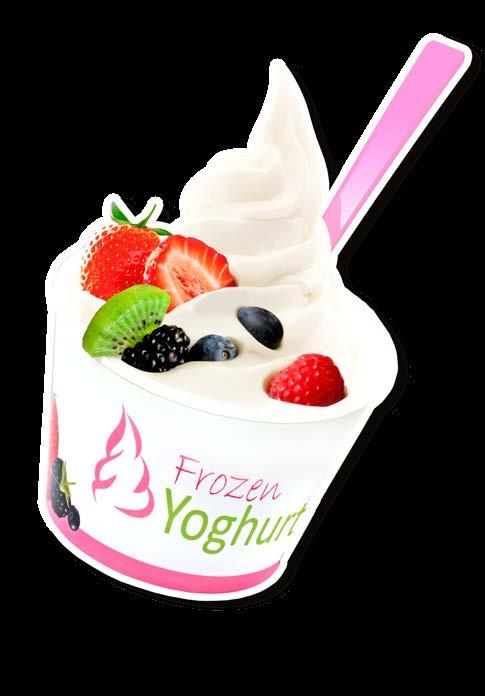 BANNER 200 X 85 CM ForIce biedt u 2 varianten Ready-to-use Frozen Yoghurt mix.