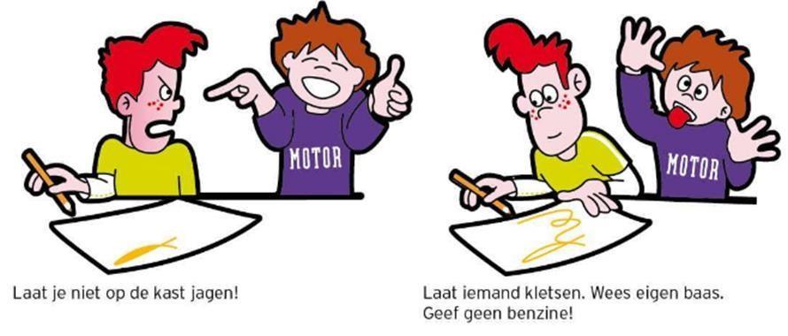 Leskern 6 Kinderen leren in de training kritisch na te denken en verantwoordelijkheid te nemen voor eigen doen en laten. Kinderen leren duidelijk aan te geven wat prettig is en wat niet.