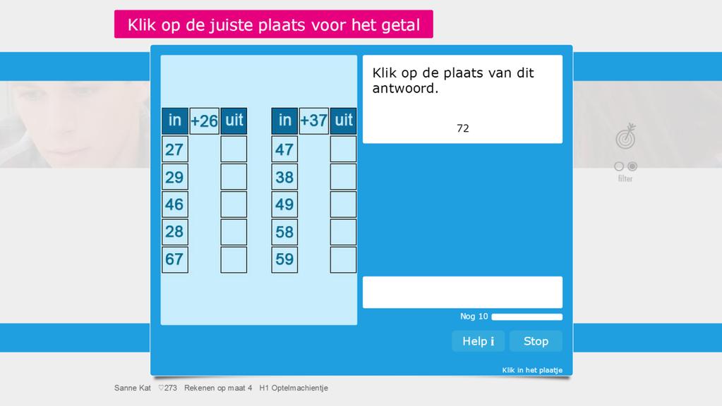 Een voorbeeld van een machientje