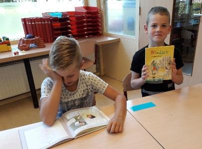 Ook vinden wij het leuk om te merken dat sommige kinderen boeken of ideeën van thuis meenemen.