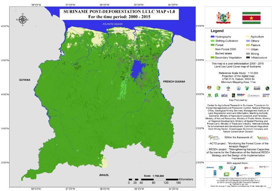 . Landgebruik na ontbossing De Amazon Cooperation Treaty Organization(ACTO), hiervan zijn Bolivia, Brazilië, Columbia, Equador, Guyana, Peru, Suriname en Venezuela lid.