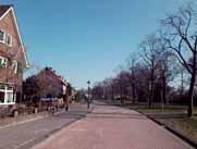 lus langzaam verkeersroute buurtontsluiting zuiden buigt naar de rotonde Vlietdijk richting Rosmalen.