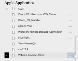 Overige Applicaties In dit volgende deel gaan we een paar applicaties downloaden. Deze applicaties zijn allemaal te vinden op SharePoint in de AppleEnOffice map onder Apple Applicaties.