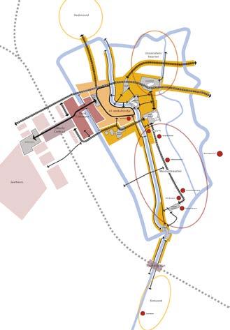 2. Ruimtelijke opgaven voor het Centrum In het Centrum zien we verschillende ruimtelijke opgaven die vragen om aanpassing van de bestaande infrastructuur en/of mobiliteitspatronen of de mogelijkheid