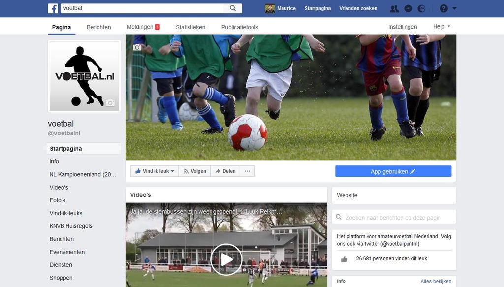 SOCIAL MEDIA Voor voetbalgerelateerde activaties/campagnes bestaat de